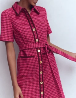 Robe courte Loren à détails