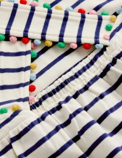 Robe croisée dans le dos en jersey