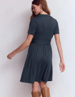 Robe Daisy virevoltante en jersey