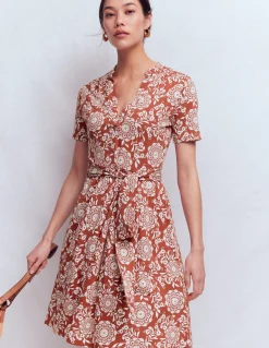 Robe Daisy virevoltante en jersey