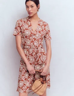 Robe Daisy virevoltante en jersey