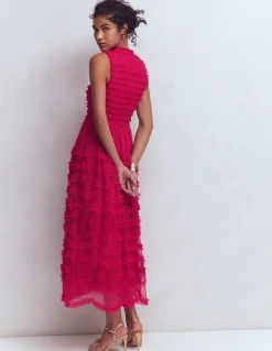 Robe de fête en tulle à nœud