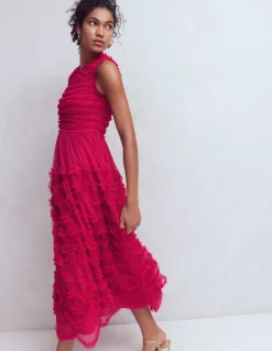 Robe de fête en tulle à nœud