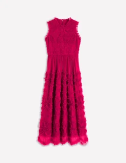 Robe de fête en tulle à nœud