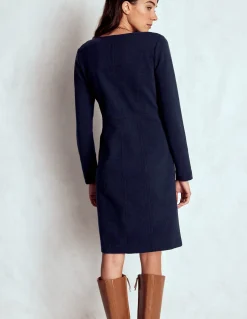 Robe droite Colette en ottoman