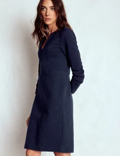 Robe droite Colette en ottoman