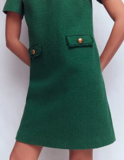 Robe droite Evita en coton