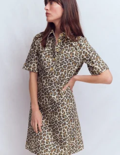 Robe droite Zia en jean avec poche