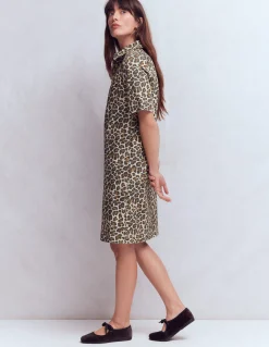 Robe droite Zia en jean avec poche