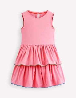 Robe d’été en jersey à volants