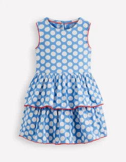 Robe d’été en jersey à volants