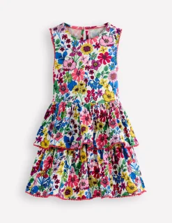 Robe d’été en jersey à volants