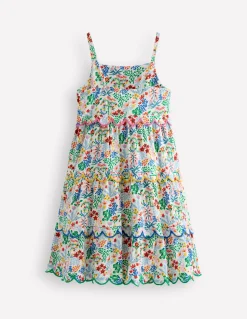 Robe d’été festonnée à volants