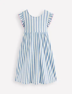 Robe en jersey avec nœud au dos