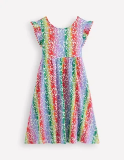 Robe en jersey avec nœud au dos