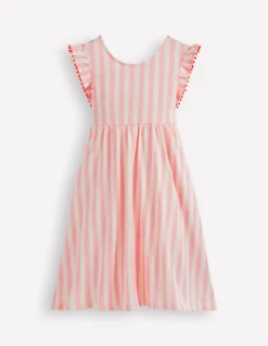 Robe en jersey avec nœud au dos