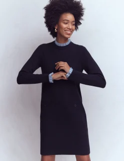 Robe en maille tissée à détails