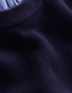 Robe en maille tissée à détails