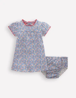 Robe froncée en jersey