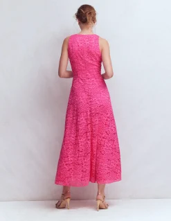 Robe longue Silvia avec corsage à baleines