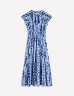 Robe longue Tala en jersey à volants