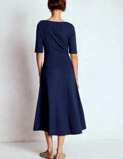 Robe Mathilde en point de Rome à nouer à la taille