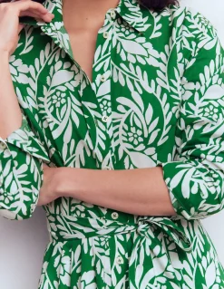 Robe midi Alexa à manches longues