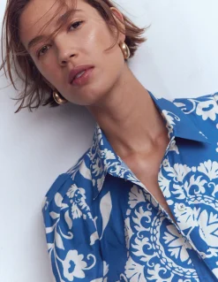 Robe midi Alexa à manches longues