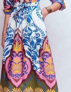 Robe midi Ava en coton