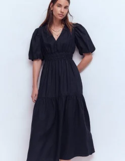 Robe midi Irene en lin