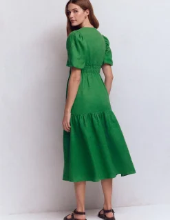 Robe midi Irene en lin