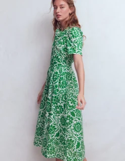 Robe midi Ivy en coton