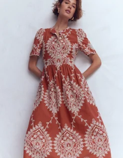 Robe midi Ivy en coton