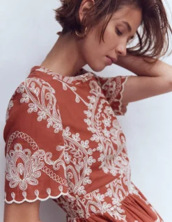 Robe midi Ivy en coton