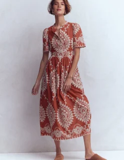 Robe midi Ivy en coton