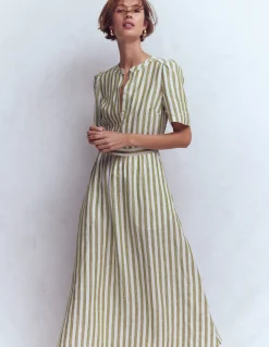 Robe midi Ivy en lin