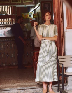 Robe midi Ivy en lin