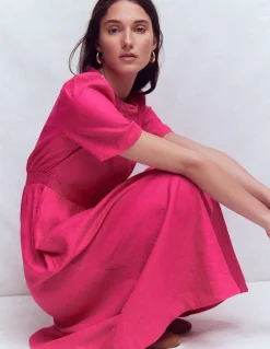 Robe midi Ivy en lin