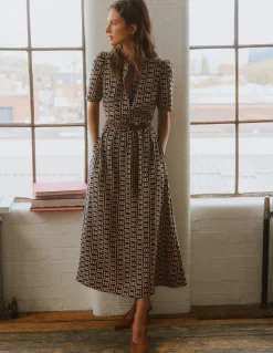 Robe midi Ivy en lin