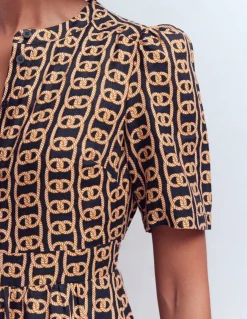 Robe midi Ivy en lin