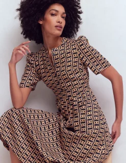 Robe midi Ivy en lin