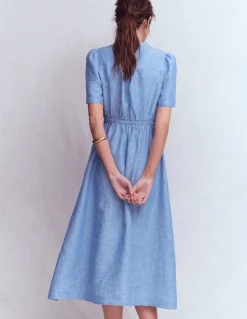 Robe midi Ivy en lin