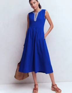 Robe midi May en jersey