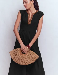 Robe midi May en jersey