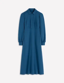 Robe midi Pip zippée en point de Rome