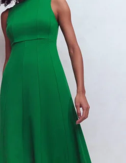 Robe sans manches en point de Rome