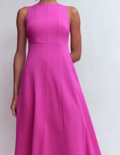 Robe sans manches en point de Rome