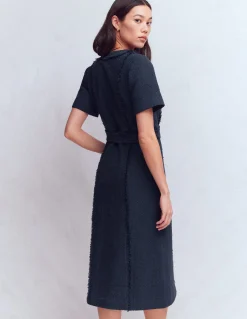 Robe texturée Ruth à fermeture zippée