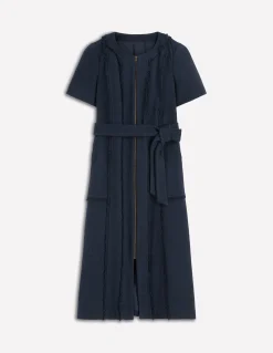 Robe texturée Ruth à fermeture zippée