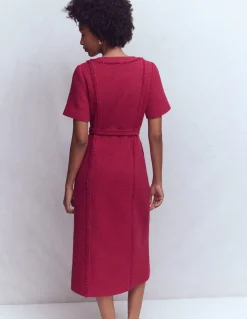 Robe texturée Ruth à fermeture zippée